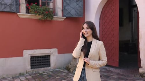 Successful Call Happy Executive Corporate Achievement