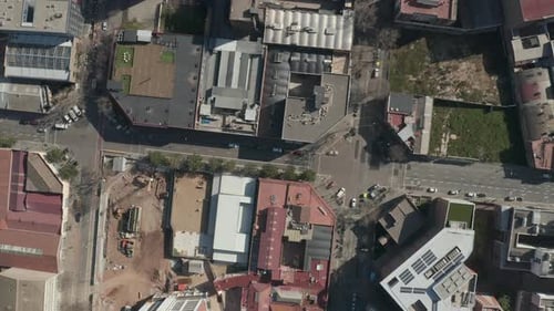 Top Down Shot of Buildings in Urban Borough