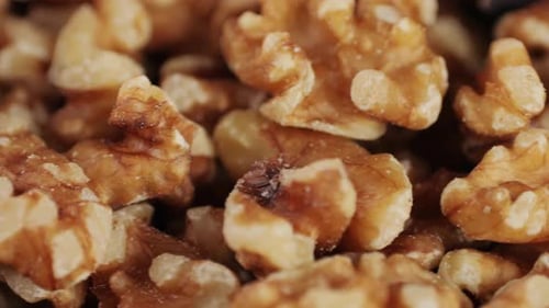 Peeled Walnut Close Up