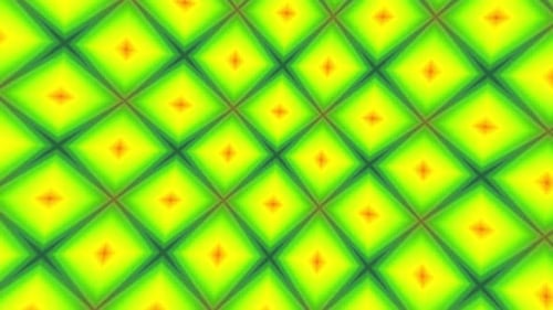Vibrant Psychedelic Abstract Kaleidoscope Geometric Pattern Seamless Loop