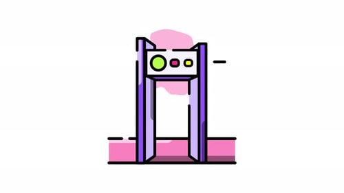 Puerta detectora de metales