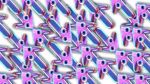 Cartoon Arrows Icon Loop