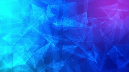 Plexus Technology Digital Background Loop Blue V4