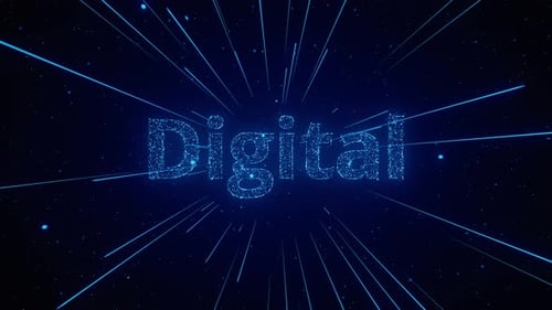 Digital Particle Effect Animation