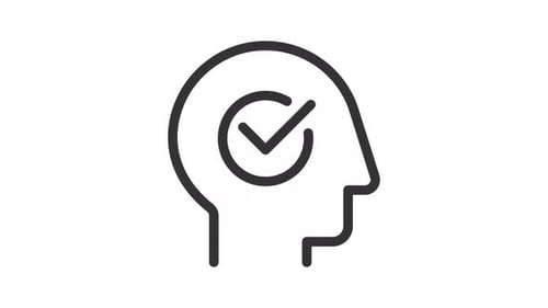 Mental wellness ui icon line animation