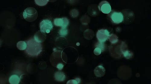 Colorful Bokeh Particles Animation Loop