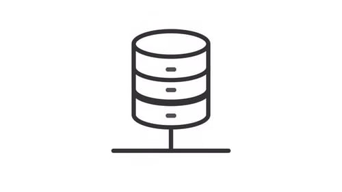 Digital network architecture line animation