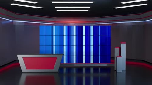 3D Virtual TV Studio News