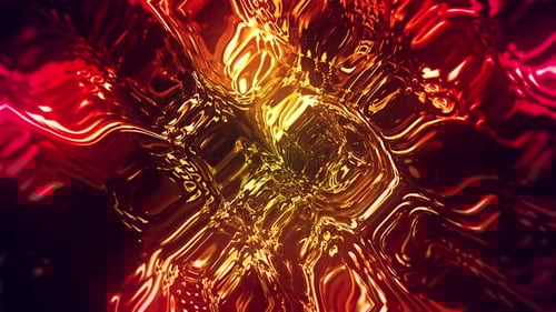 Dynamic Liquid Orange Glow