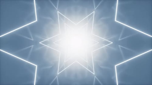 Abstract white tunnel, 3d rendering.