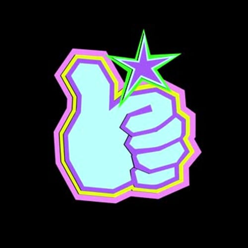 Pegatina Thumbs-Up Motion