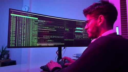 Developer having complex emotions while updating artificial intelligence machine learning algorithm.