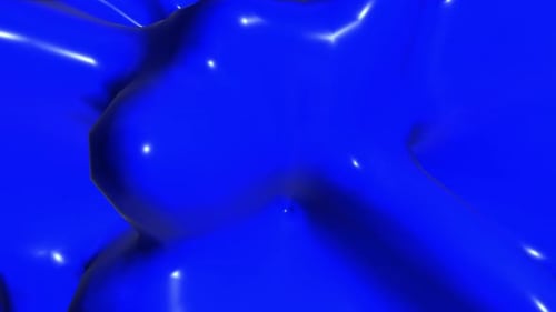 Abstract 3D Loop 3d Abstract Colorful Soft Blue Liquid Background Animation