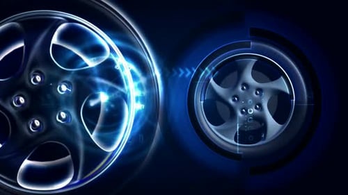 Travel car wheels background