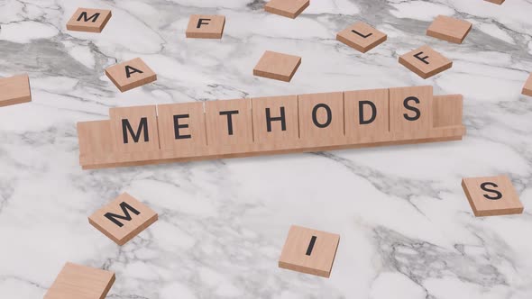 METHODS word on scrabble, Infographics Motion Graphics ft. seven ...