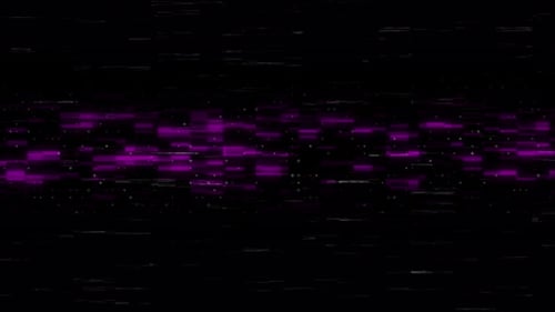 No Signal Old Vintage TV Static Color Noise Glitch Error Video Damage Bad Interference Broken