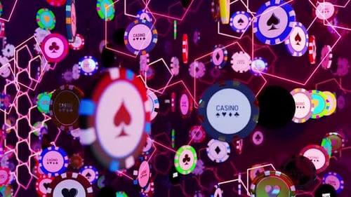 Chips Casino Night Neon 01 HD