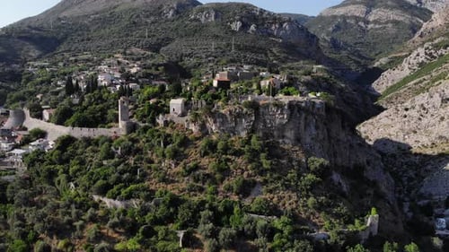 Ruined Medieval City on Adriatic Coast