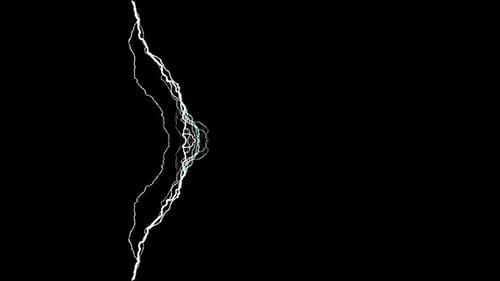 Dynamic Electric Lightning Bolt Element Animation