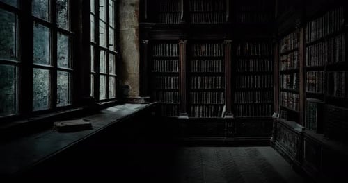 Ancient Library Vertical Video