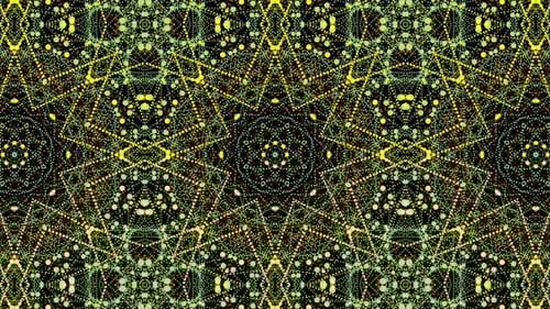 Expanding Neon Geometric Dots and Lines Pattern