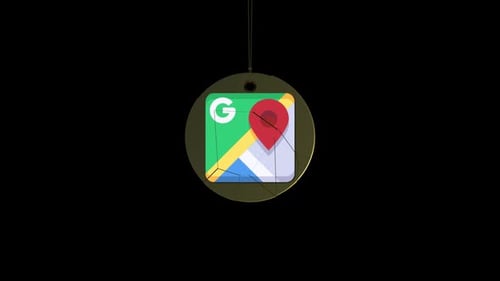 Abstract Circular Metallic Logo Reveal Animation