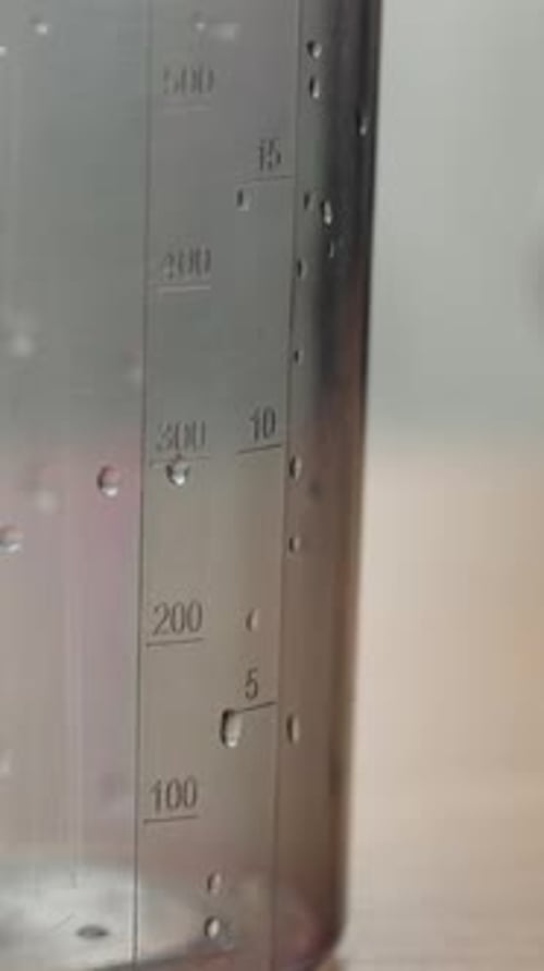 Close Up of a Measuring Glass