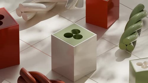 Invisible Cut Fit 3D Animation