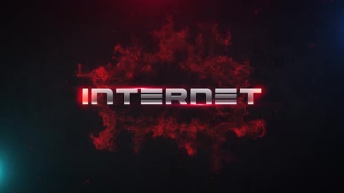 Futuristic Metallic Text Reveal with Dynamic Glowing Energy