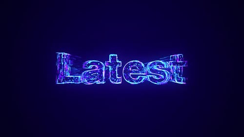Futuristic Neon Text Reveal Animation
