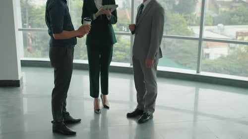 Businesspeople Meeting at Coworking Space