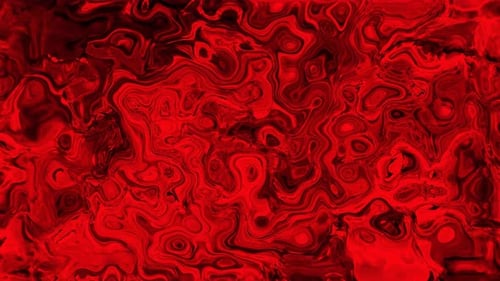 Abstract Red Fluid Ripple Motion Loop Background