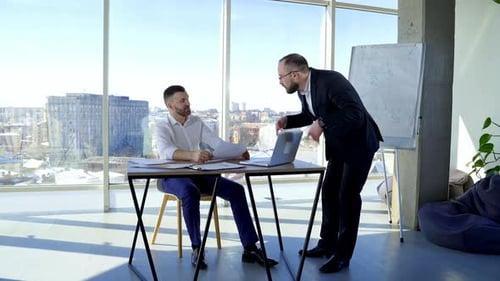 Business people group working everyday job at modern coworking office