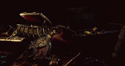 Revealing Ancient Golden Treasure Chests and Artifacts