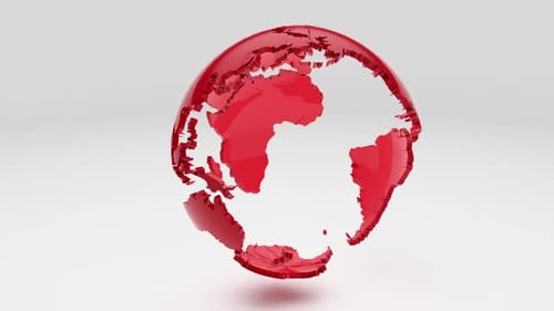 Red Planet Earth Loopable Animation
