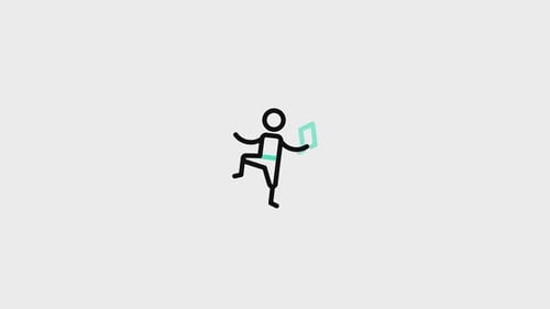 Animiertes Zumba-Symbol