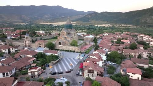 The Center Of Old Mtskheta From A Height
