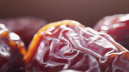 Fresh Dates Fruits Close Up on Kitchen Close Up in Supermarket Eating Dried Fruits Vegan Vegetarian