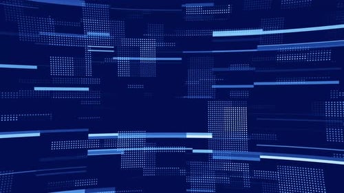 Dynamic Digital Grid Lines Abstract Background Animation