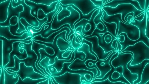 Abstract neon motion liquid
