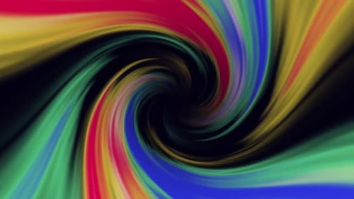 Vibrant Abstract Swirl Hypnotic Background Animation