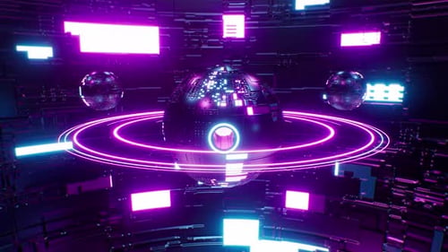 Sci Fi Planet Vj Loop