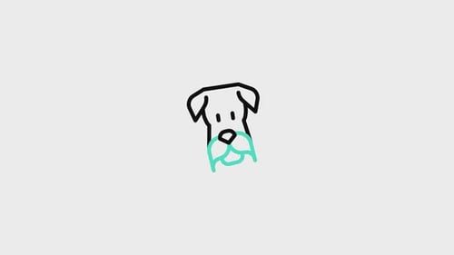 Animiertes Minischnauzer-Symbol