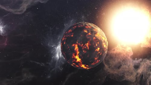 Planet Erde tot, Blick auf den Weltraum