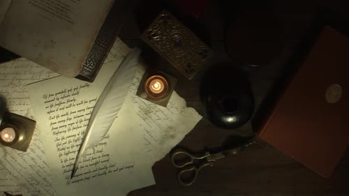 View of a Workplace of a Poet from the Past