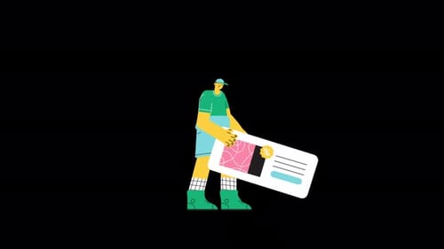 Cartoon Character Buy On Online Shopping Alpha Channel 4K