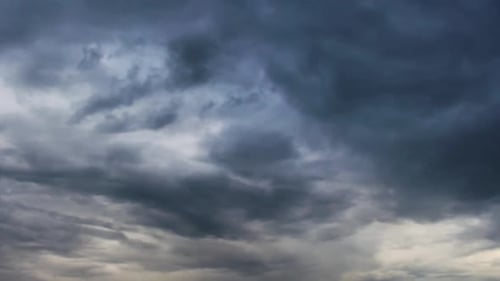 Amazing cloudy sky before the rain.