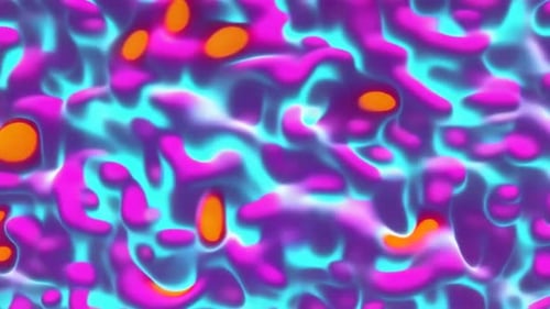 Vibrant Abstract Fluid Motion Background with Glowing Organic Shapes