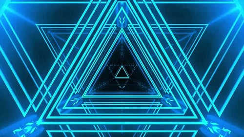 Colorful Abstract Tunnel Animation