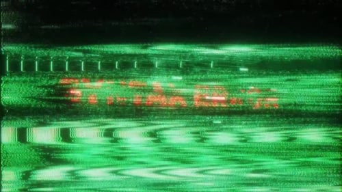 Glitch Code Digital Text Reveal Animation